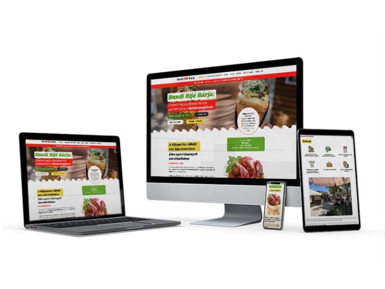 bundi bijó bárja díjnyertes sós kürtőskalács marketing landing weboldal referencia tartalom design