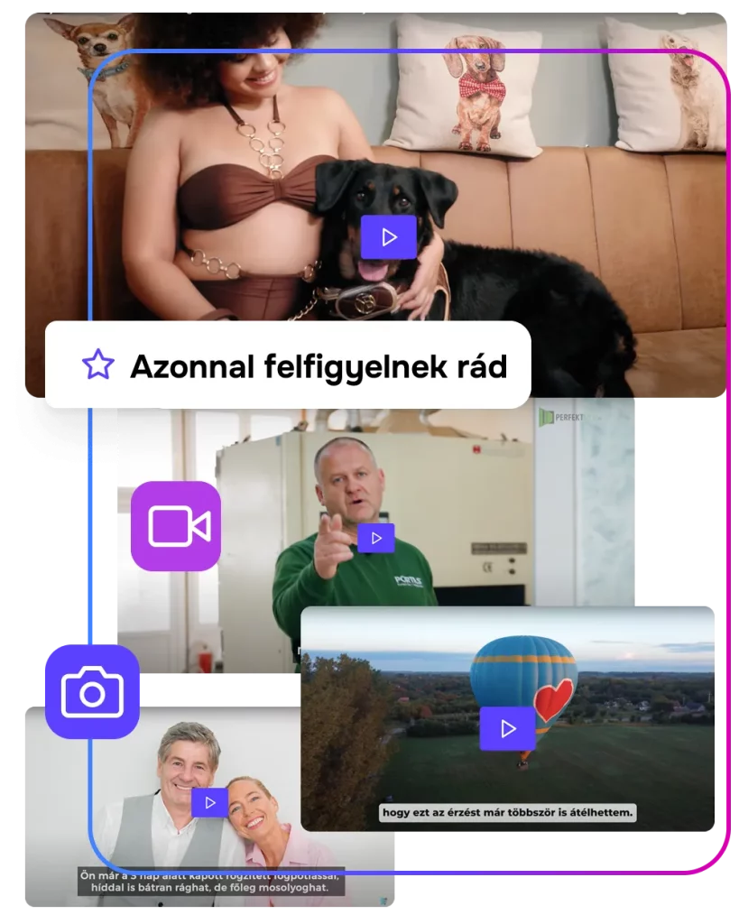 Figyelemfelkeltő marketing videók készítése