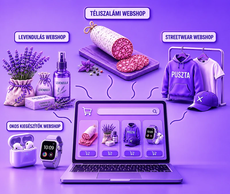 webshop készítés